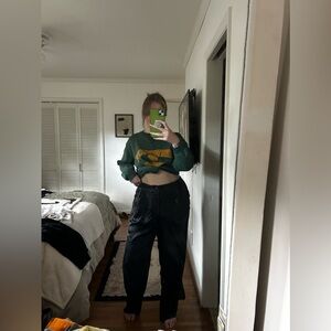 Floor Length Silk Lounge Trousers